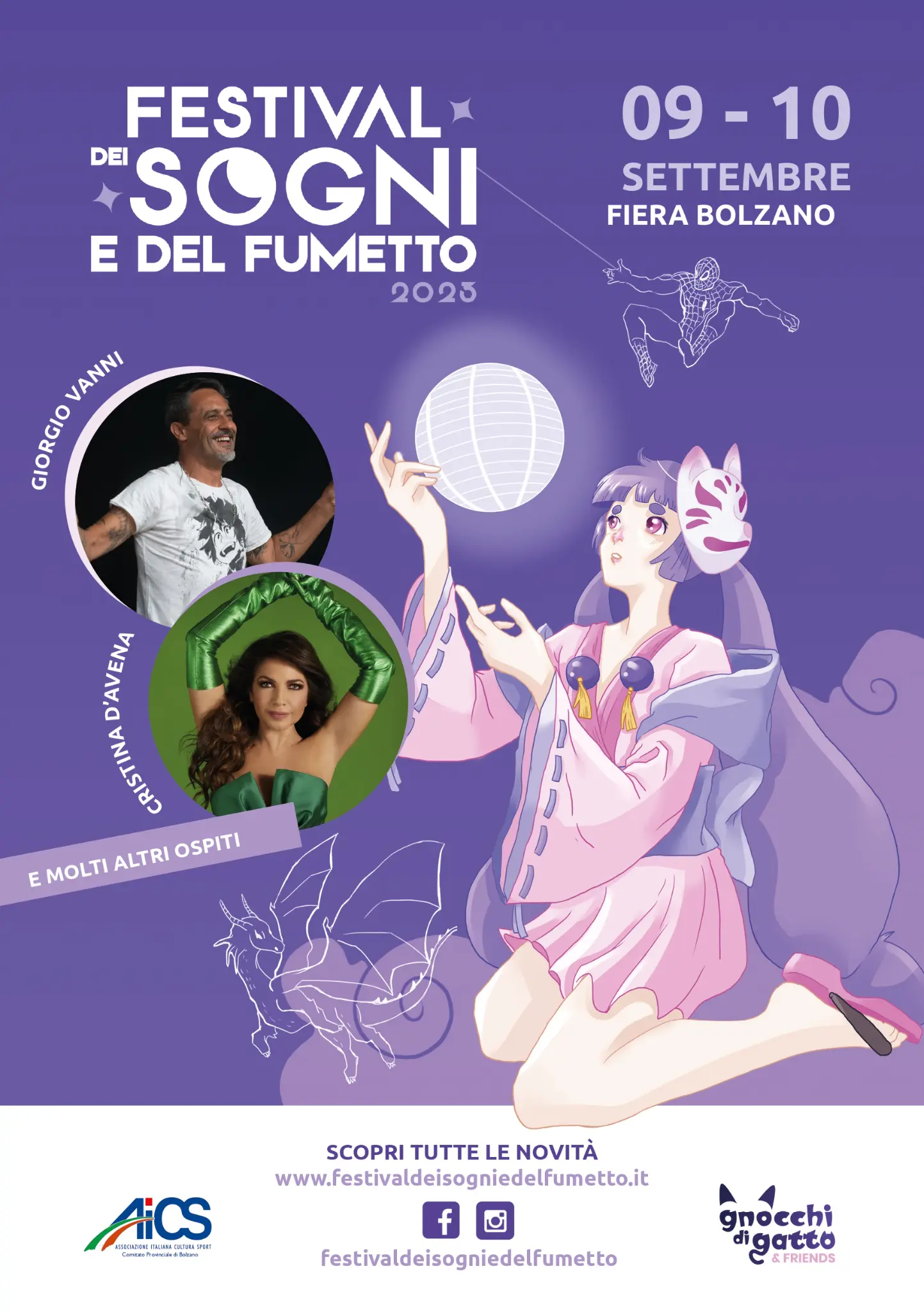 Volantino Festival dei Sogni e del Fumetto 2023